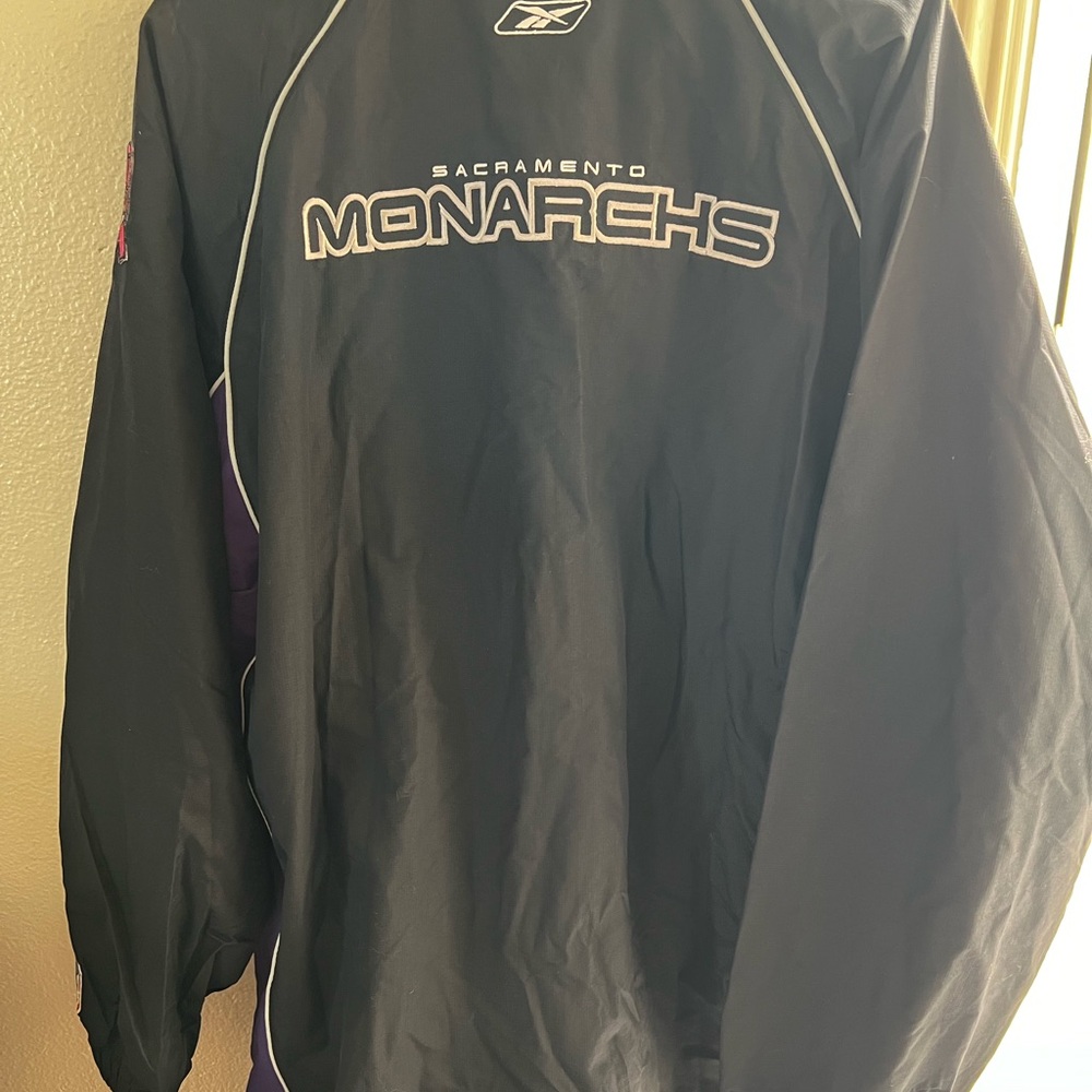 Reebok Black Windbreaker Monarchs Edition